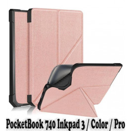 BeCover Обкладинка Ultra Slim Origami  для PocketBook 740 Inkpad 3 / Color / Pro Rose Gold (707456)