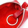 SHVIGEL Шкіряна жіноча ключниця червоного кольору на блискавці  (2416537) - зображення 4