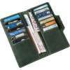 SHVIGEL Бумажник унисекс из винтажной кожи  16168 Зеленый - зображення 3