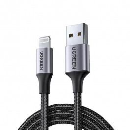 UGREEN US199 USB-A to Lightning MFi 2m Black (60158)