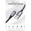 UGREEN US199 USB-A to Lightning MFi 2m Black (60158) - зображення 3