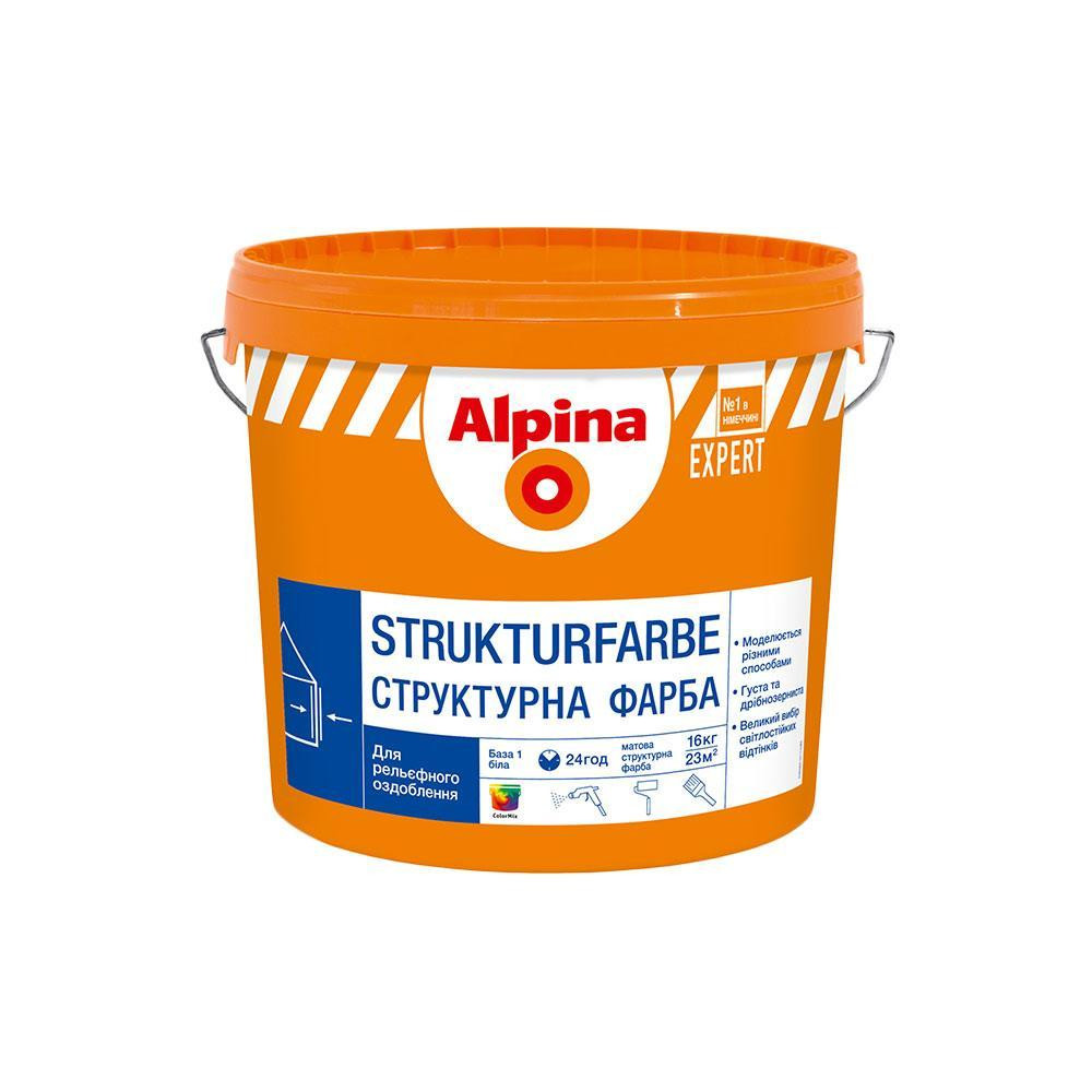 Alpina Фактурная краска 16кг - зображення 1