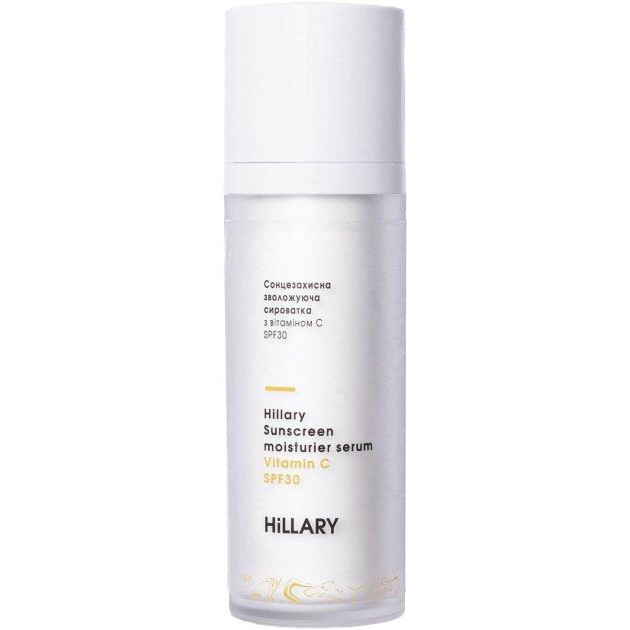 Hillary Сонцезахисна сироватка  Sunscreen moisturier serum Vitamin C SPF30 Зволожуюча з вітаміном з 30 мл. ( - зображення 1