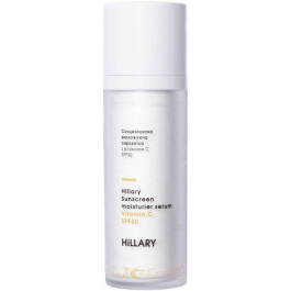 Hillary Сонцезахисна сироватка  Sunscreen moisturier serum Vitamin C SPF30 Зволожуюча з вітаміном з 30 мл. (