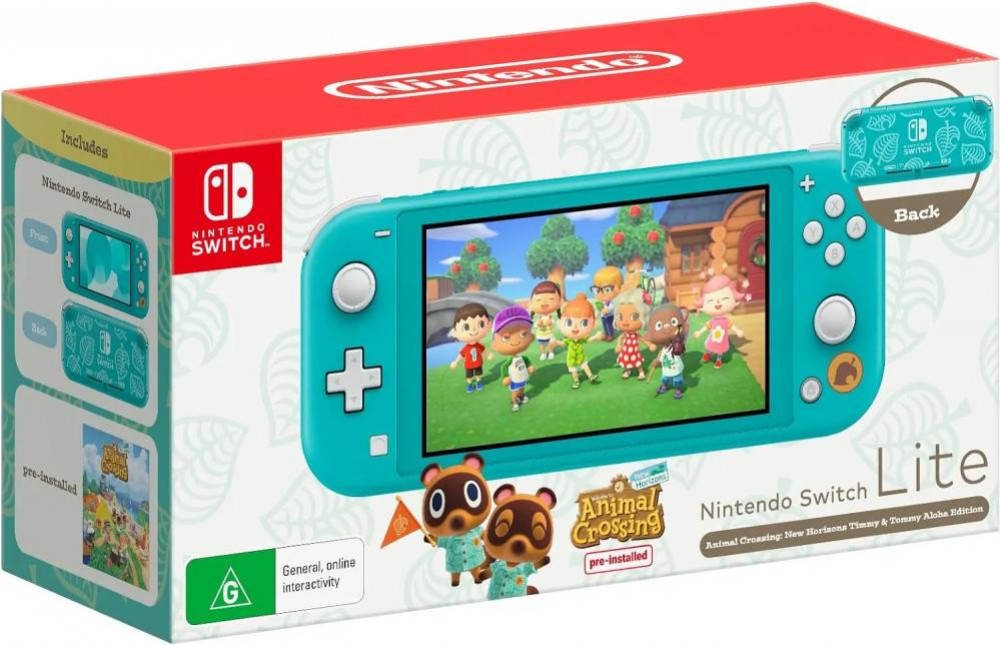 Nintendo Switch Lite Animal Crossing: New Horizons Timmy & Tommy Aloha Edition - зображення 1