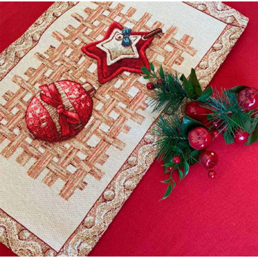 Прованс Серветка новорічна гобеленова Прянощі серветка 30х50 см (016161) - зображення 1