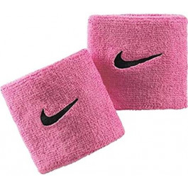 Nike Напульсники  Swoosh Wristbands 2 PK Pink Gaze/Oil Grey OSFM (N.000.1565.677.OS) (887791333179)