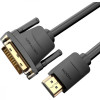 Vention DVI to HDMI 1m Black (ABFBF) - зображення 1