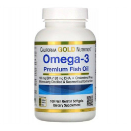 California Gold Nutrition Омега-3, риб'ячий жир преміальної якості, Omega-3, Premium F (MLI-00952)