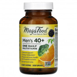 MegaFood Мультивитамины  Для Мужчин 40+ Men’s One Daily 60 таблеток (MGF10269)