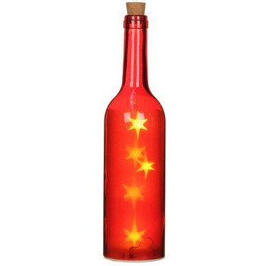 House of seasons Декоративная бутылка, цвет красный (8718861171969) - зображення 1