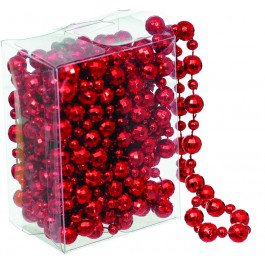 JUMI Гирлянда декоративная "Ожерелье" 5м х 10мм, пластик, красный (5900410380035)