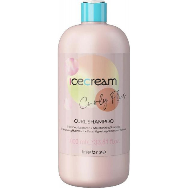 Inebrya Зволожуючий шампунь  Curl Shampoo для кучерявого та хімічно завитого волосся 1000 мл (8008277263687) - зображення 1