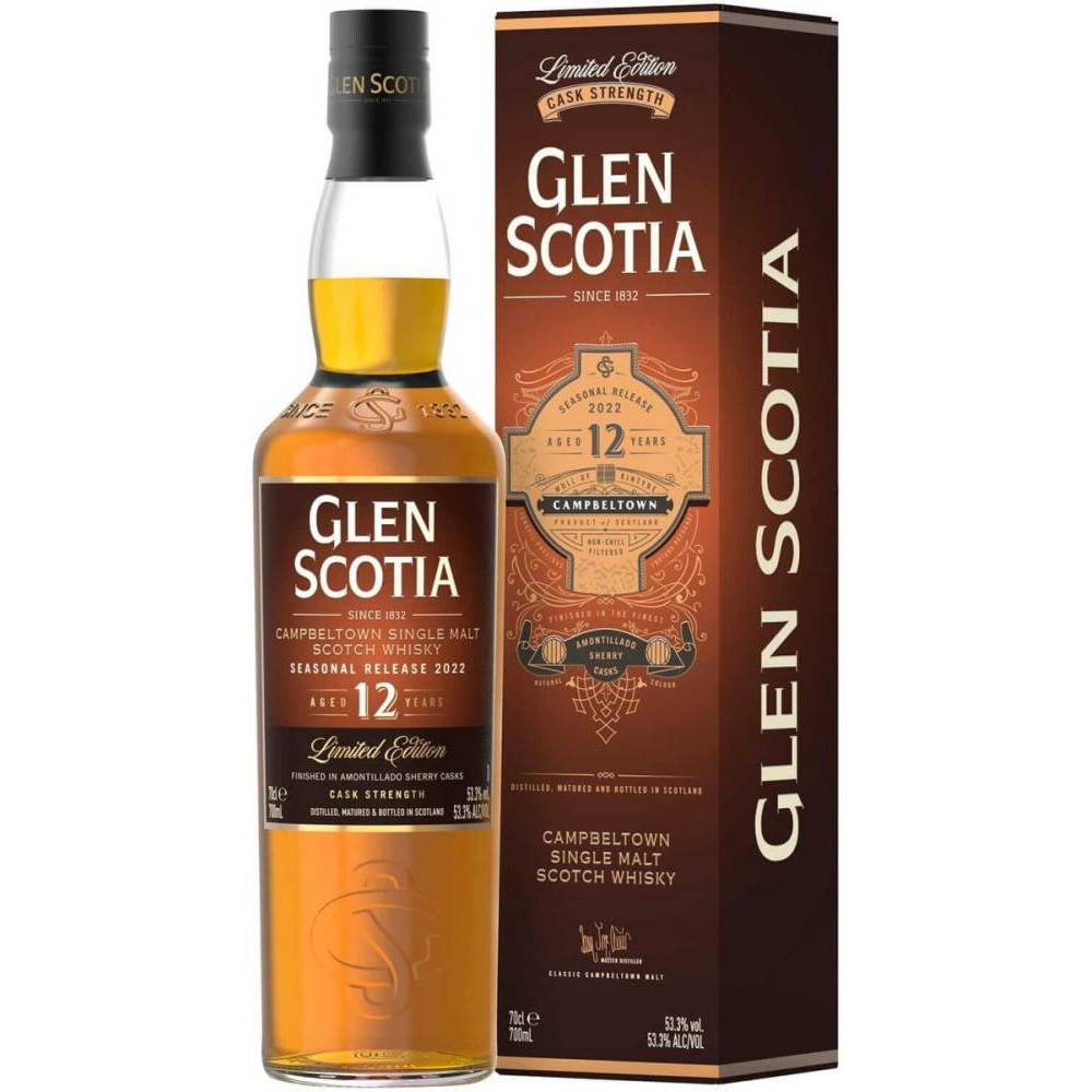 Glen Scotia Віскі  12yo Amontillado Cask 0,7 л (5016840150213) - зображення 1