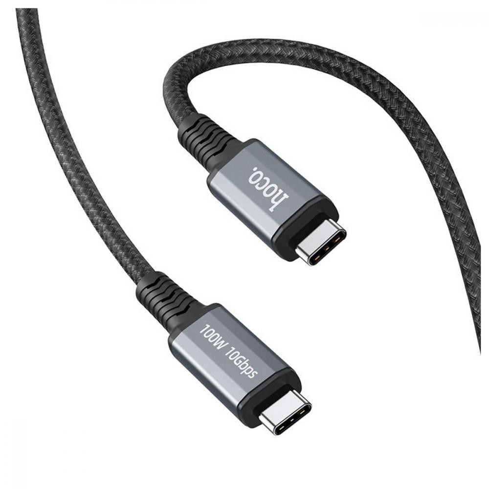 Hoco US01 USB Type-C 1.8m Black - зображення 1