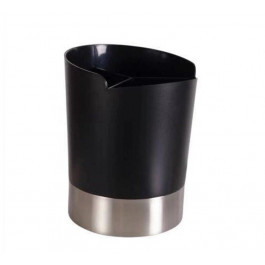 One Chef Склянка для трубочок чорна  13.5x13.5x17 см (302009)