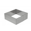 One Chef Форма квадратна з нержавіючої сталі  12х12х4.5 см (901203) - зображення 1