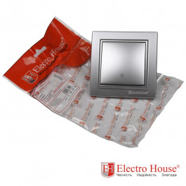 Electro House Выключатель проходной Enzo Серебро EH-2186-ST