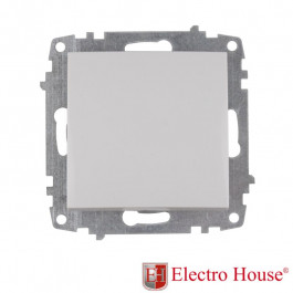 Electro House Механизм выключателя одинарного Enzo белый EH-2121
