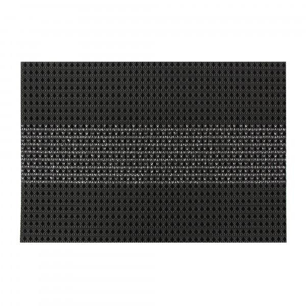 EuroGold Килимок для сервірування Lines 30х45 см чорний ПВХ (7016102139) - зображення 1
