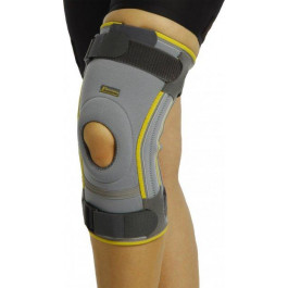 Morsa Cyberg Бандаж неопреновий на колінний суглоб з гнучкою фіксацією  Довгий Сірий розмір S 1 шт (8698811082197