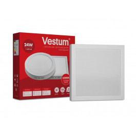 Vestum Светильник светодиодный накладной 24Вт 6000K 1440Лм (1-VS-5404)