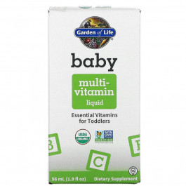 Garden of Life Мультивітаміни для дітей, Baby Multivitamin, , рідкі, 56 мл