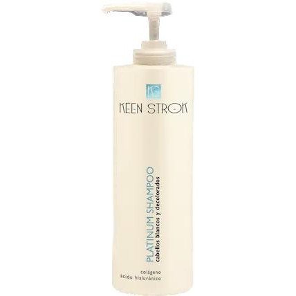 KEEN STROK Шампунь для блонда та освітленого волосся  Platinum Shampoo For White & Bleached Hair 1000 мл - зображення 1