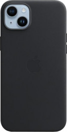 Apple iPhone 14 Plus Leather Case with MagSafe - Midnight (MPP93)