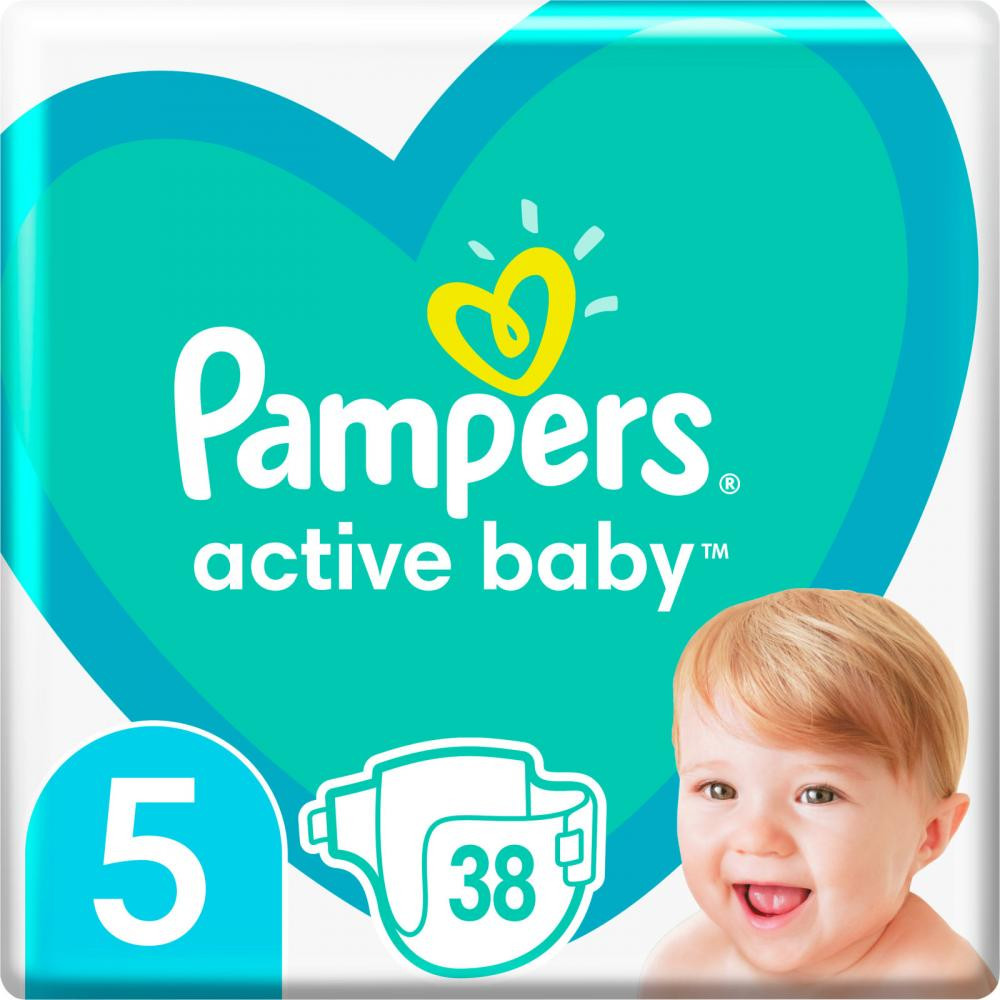 Pampers Active Baby Junior р.5, 38 шт. - зображення 1