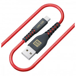 Luxe Cube Kevlar USB to Micro USB 1.2m Red (8886998686264)