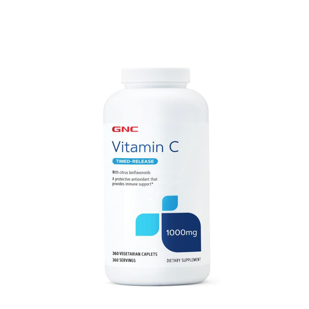 GNC Vitamin C 1000 mg Timed-Release, 360 вегакапсул - зображення 1