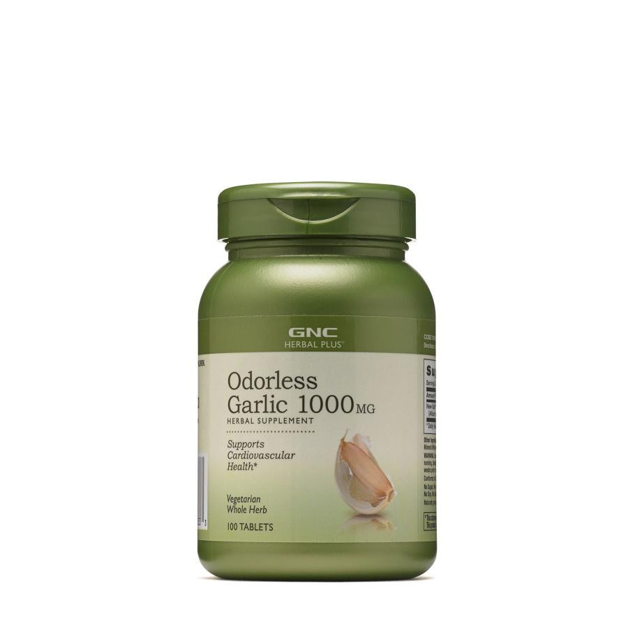 GNC Herbal Plus Odorless Garlic 1000 mg, 100 таблеток - зображення 1