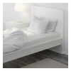 IKEA DVALA простыня с резинкой, 90x200, белый (003.572.26) - зображення 4