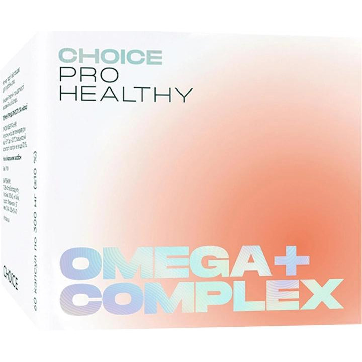 Choice Omega complex +3, +6, +9 300 мг 60 капсул (99101105101) - зображення 1