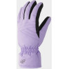 4F Рукавички  GLOVES FNK F106 4FWAW23AFGLF106-52S р.M фіолетовий - зображення 1