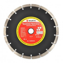 Wurth Professional 230x22,2 тротуарная плитка, кирпич, бетон, шифер, черепица, клинкерный кирпич 166880023