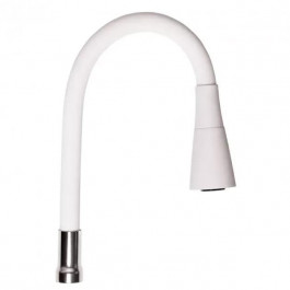 Wezer Вилив для змішувача  гнучкий рефлекторний для кухні 50см білий WKC-059-WHITE