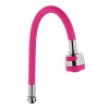 Wezer Вилив для змішувача  гнучкий рефлекторний для кухні 50см рожевий WKC-058-ROSE RED - зображення 1