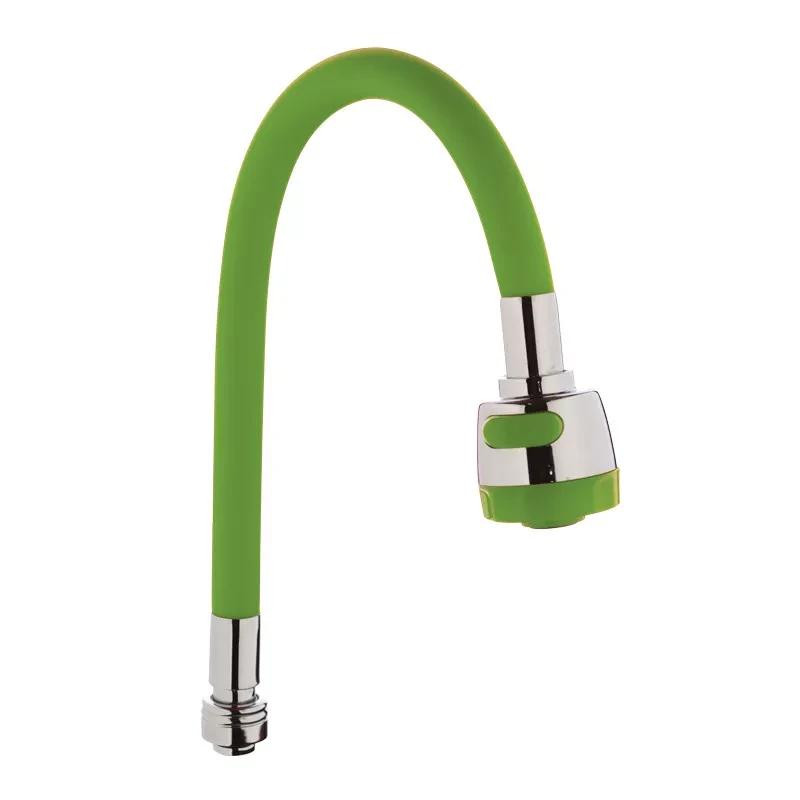 Wezer Вилив для змішувача  гнучкий рефлекторний для кухні 50см зелений WKC-058-PALE GREEN - зображення 1