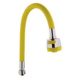 Wezer Вилив для змішувача  гнучкий рефлекторний для кухні 50см жовтий WKC-058-YELLOW