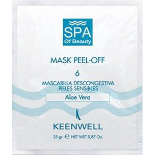 Keenwell SPA of Beauty Mask Peel-Off 6 Sensitive Skin Descongestive Mask With Aloe Vera Spa Of Beauty Thalass - зображення 1