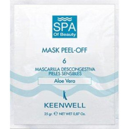 Keenwell SPA of Beauty Mask Peel-Off 6 Sensitive Skin Descongestive Mask With Aloe Vera Spa Of Beauty Thalass