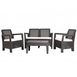 Allibert Комплект мебели Tarifa lounge set коричневый (3253929113079)