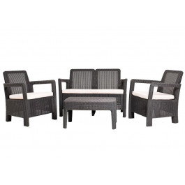   Allibert Комплект мебели Tarifa lounge set коричневый (3253929113079)