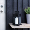 IKEA Фонарь для формовой свечи, д/дома/улицы черный черный (10156109) (101.561.09) - зображення 5