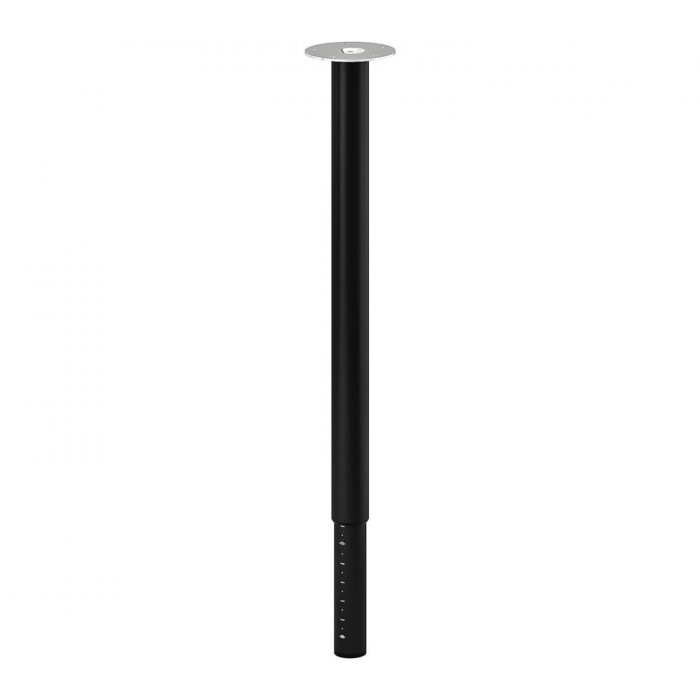 IKEA OLOV Ножка стола, h60-90, черный (302.643.01) - зображення 1
