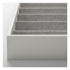 IKEA KOMPLEMENT Вклад с перегородками, светло-серый (504.040.27) - зображення 5