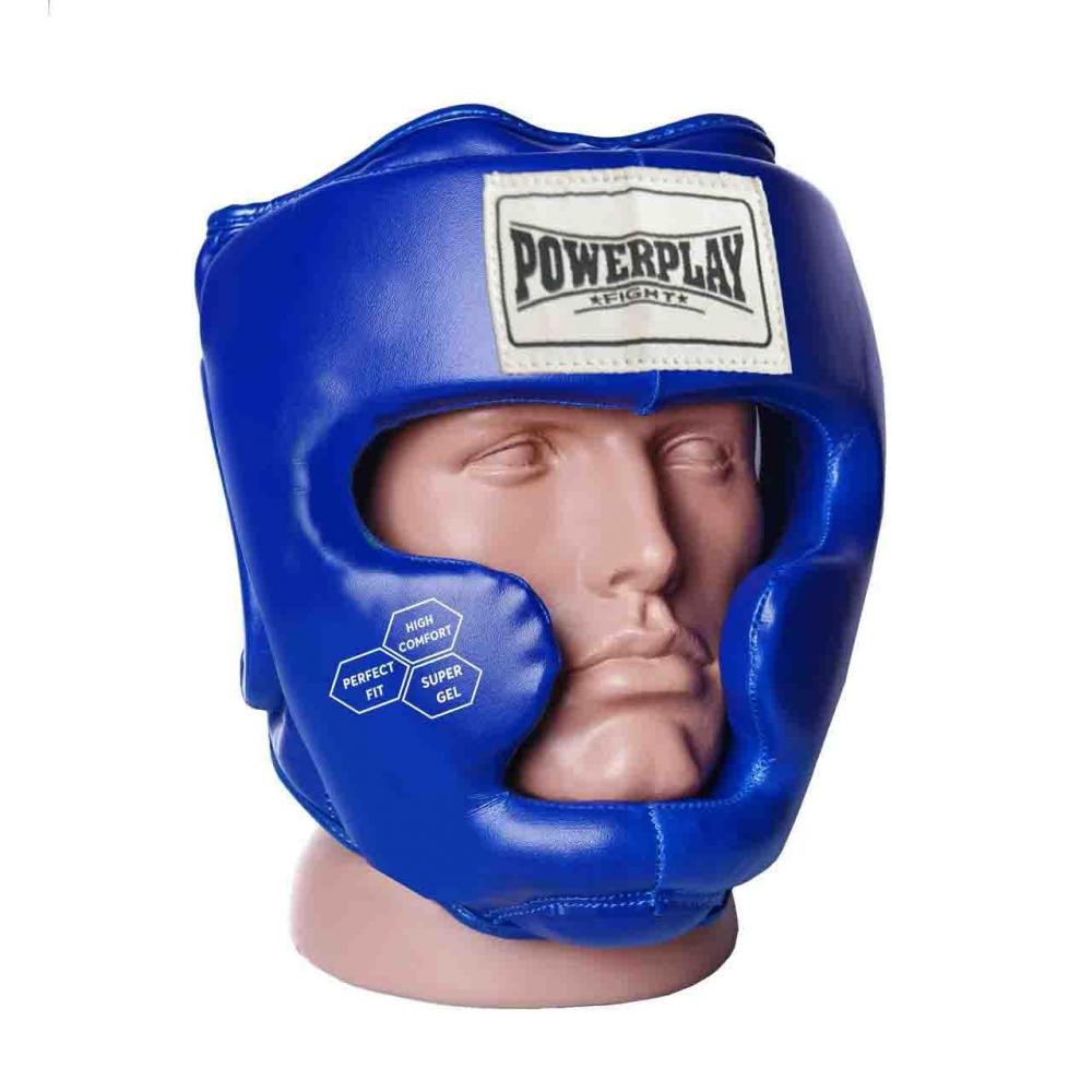 PowerPlay Боксерский шлем 3043 M Blue (PP_3043_M_Blue) - зображення 1