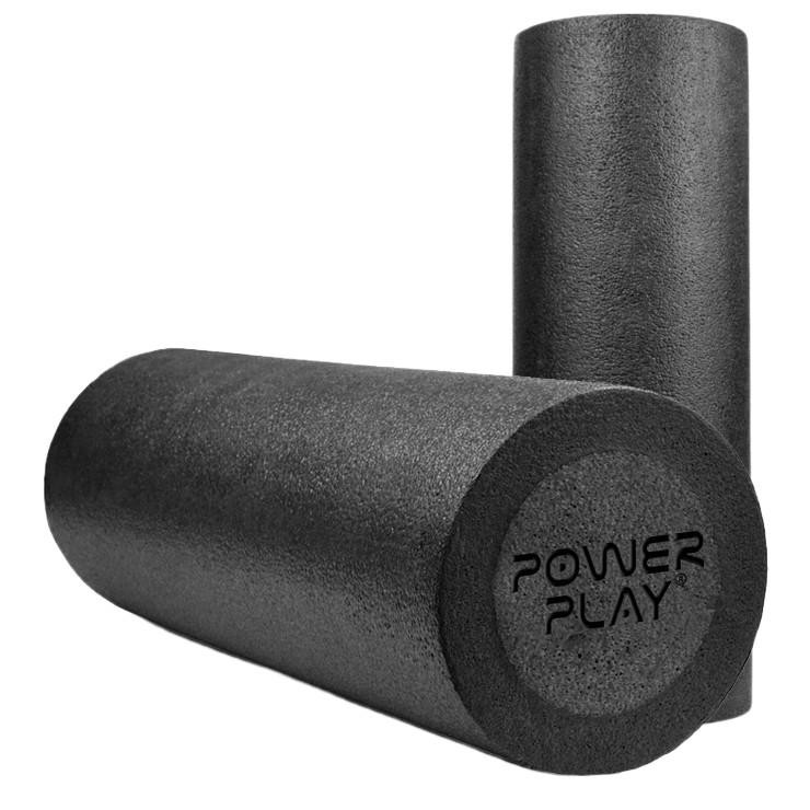 PowerPlay Ролик для йоги 4021 60x15см черный (PP_4021_60*15_Black) - зображення 1